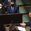Prezydent Andrzej Duda (P), prezes PiS Jarosław Kaczyński (L),