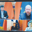 Podczas konferencji kończącej negocjacje umowy CAI wystąpili: chiński prezydent Xi Jinping, przewodn