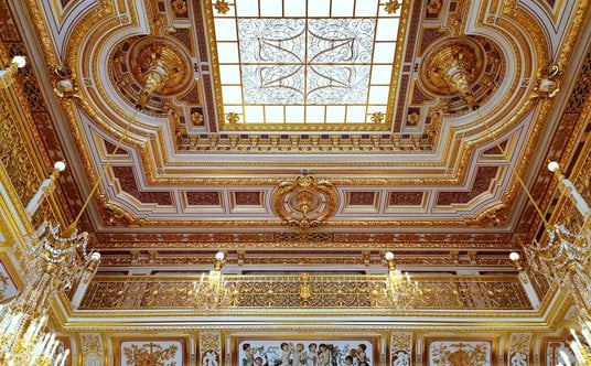 Sklepienie sali balowej na zamku w Dreźnie.
