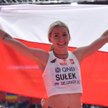 Adrianna Sułek po zdobyciu srebrnego medalu na halowych mistrzostwach świata w lekkiej atletyce w Be