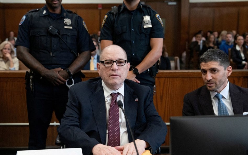 Harvey Weinstein w Sądzie Najwyższym stanu Nowy Jork na Manhattanie, 23 września 2026 r.