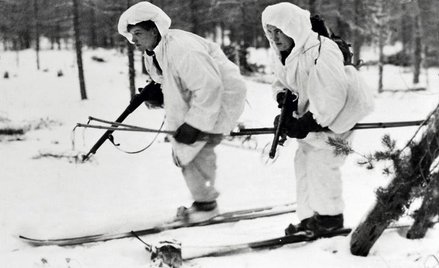 Fińscy zwiadowcy na – jak to wówczas określano w prasie alianckiej – Froncie Północnym, styczeń 1940