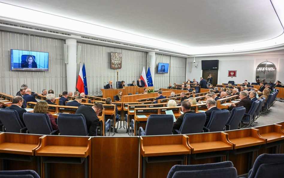 Senatorowie zajęli się m.in. nowelą ustawy o Krajowej Radzie Sądownictwa