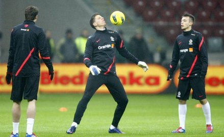 Wojciech Szczęsny (w środku) przywykł w Arsenalu do meczów z wielkimi. Ale nie ukrywał, że starcia z