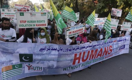 Protest w obronie praw człowieka w Pakistanie - grudzień 2024 r.