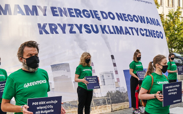 Greenpeace spotka się z PGE w sądzie. Żąda odejścia od węgla