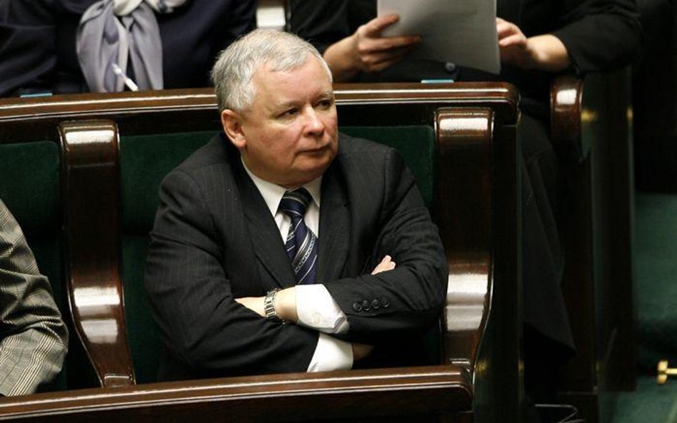 Jarosław Kaczyński w Sejmie