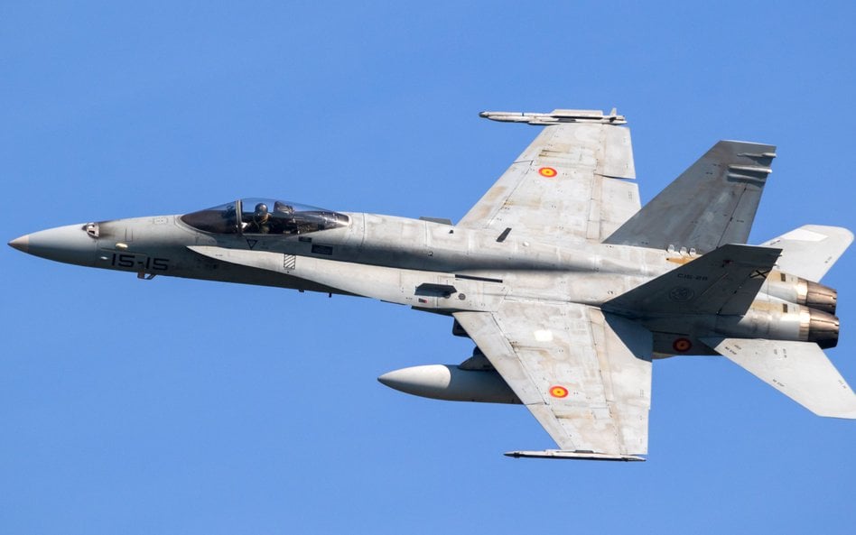 Boeing F/A-18 Hornet Hiszpańskich Sił Powietrznych (fot. ilustracyjna)