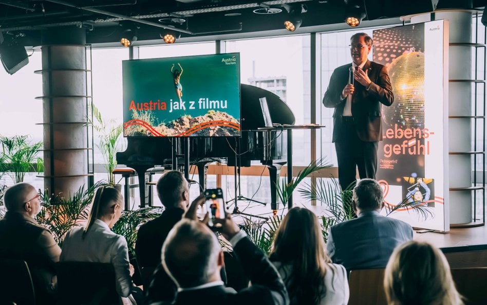 W spotkaniu Narodowego Biura Promocji Austrii, poświęconym muzyce i plenerowm filmowym, uczestniczył