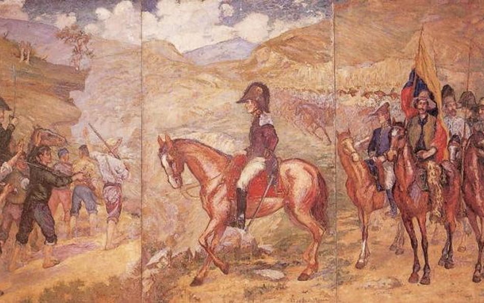 Bolivar pod Boyacá, mal. Andres de Santa Maria, 1926 r.