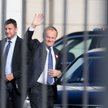 Donald Tusk po przybyciu do Pałacu Prezydenckiego