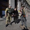 Żołnierze ukraińskich wojsk obrony terytorialnej w Kijowie