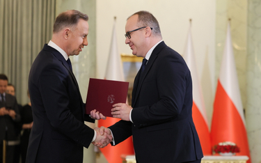Prezydent RP Andrzej Duda oraz minister sprawiedliwości Adam Bodnar