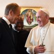 Donald Tusk z rodziną na audiencji u papieża Franciszka