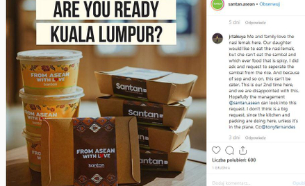 Restauracja z posiłkami z samolotów? Linia lotnicza AirAsia postanowiła spróbować