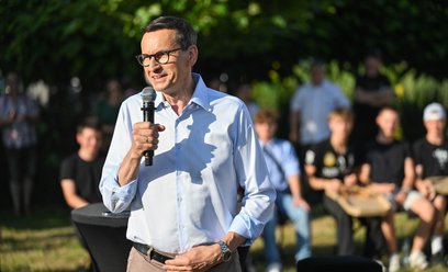 Przewodniczący KP Rozwój Plus Mateusz Morawiecki