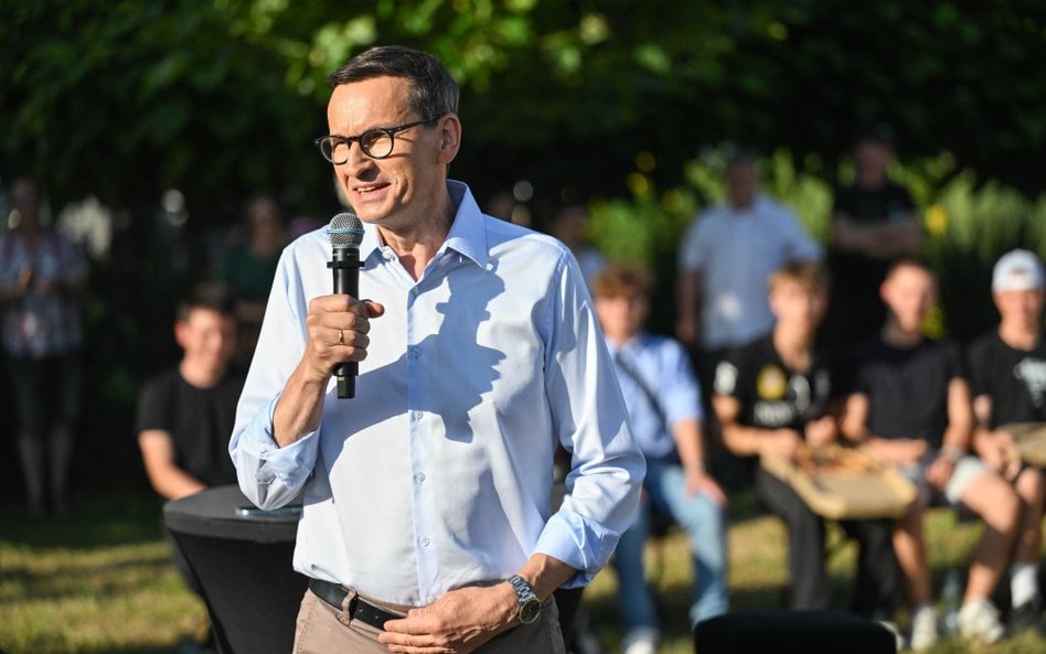 Przewodniczący KP Rozwój Plus Mateusz Morawiecki