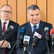 Minister sprawiedliwości Adam Bodnar (L) i I zastępca Prokuratora Generalnego Prokurator Krajowy Dar