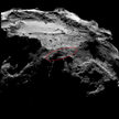 Przypuszczalne miejsce lądowania Philae na powierzchni komety / ESA/Rosetta/MPS for OSIRIS Team MPS/