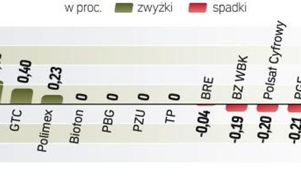 WIG20 zdoŁaŁ odrobić staty z dnia i zakończył sesję wzrostem o 0,06 proc. W trakcie notowań indeks n