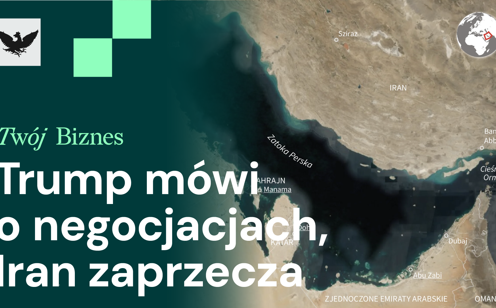 Trump wstrzymuje atak na Iran, Polacy dorabiają, Chiny podważają rolę dolara