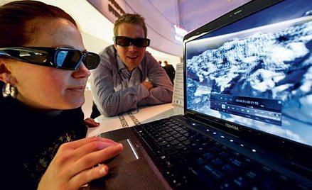 Laptop Toshiby może zamieniać zwykły sygnał w obraz trójwymiarowy