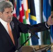 Sekretarz stanu USA John Kerry podczas wystąpienia w stolicy Etiopii Addis Abebie