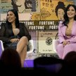 Huda Kattan (z lewej) oraz Mona Kattan na kongresie Fortune's Most Powerful Women