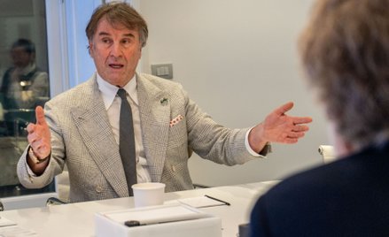 Brunello Cucinelli ma opinię biznesmena-humanisty i filozofa.