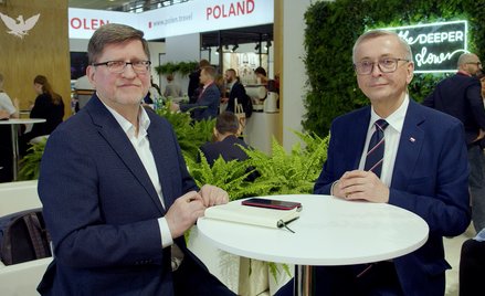 zdjęcie z Tadeuszem Tomaszewskim, przewodniczącym sejmowej Komisji Kultury Fizycznej, Sportu i Turys