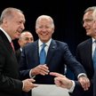 Madryt, 29 czerwca. Od lewej: prezydent Turcji Recep Erdogan, prezydent USA Joe Biden, szef NATO Jen