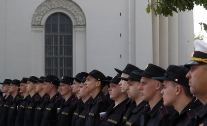 Rosyjscy poborowi. Zdaniem duńskiego wywiadu Rosja może zaatakować państwo flanki wschodniej NATO