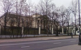 Ambasada Rosji w Warszawie przy ulicy Belwederskiej