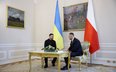 Wołodymyr Zełenski i Karol Nawrocki