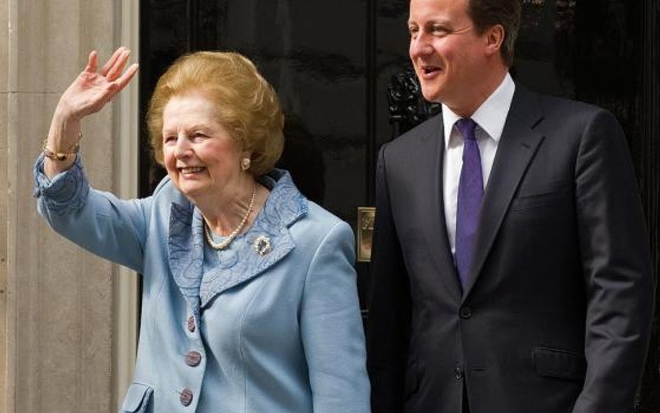 David Cameron przyjął Margaret Thatcher niedługo po zwycięstwie wyborczym w 2010 r.