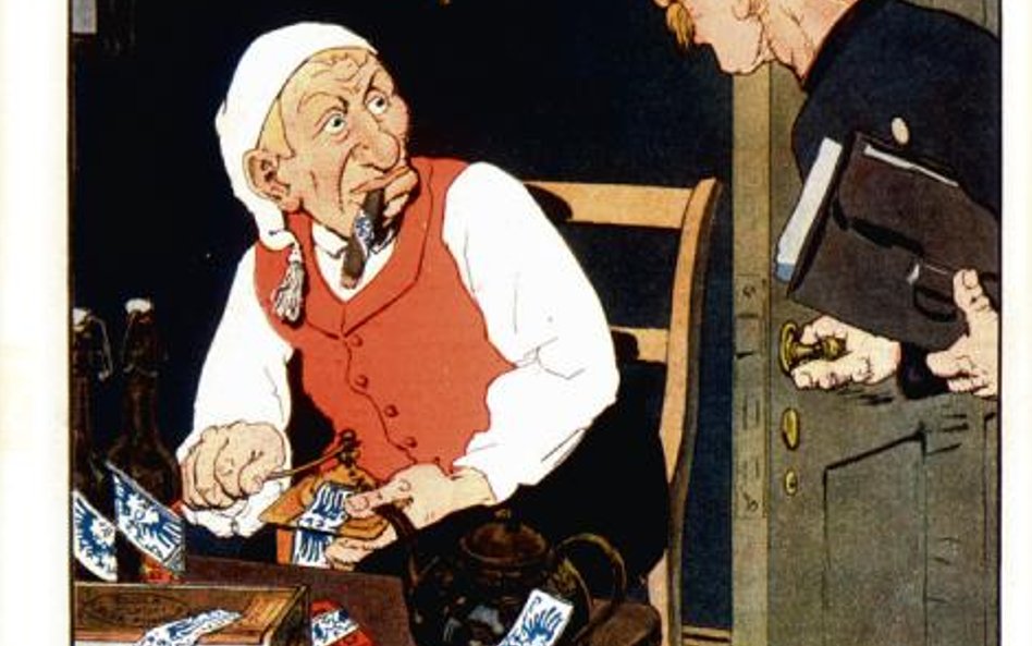 „Zaspany Michel” – gdy już obudził się za sprawą Bismarcka – rychło zmienił szlafmycę na pikielhaubę