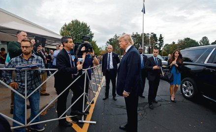 Najważniejsze jest New Hampshire! Donald Trump odpowiada na pytania reporterów w Keene