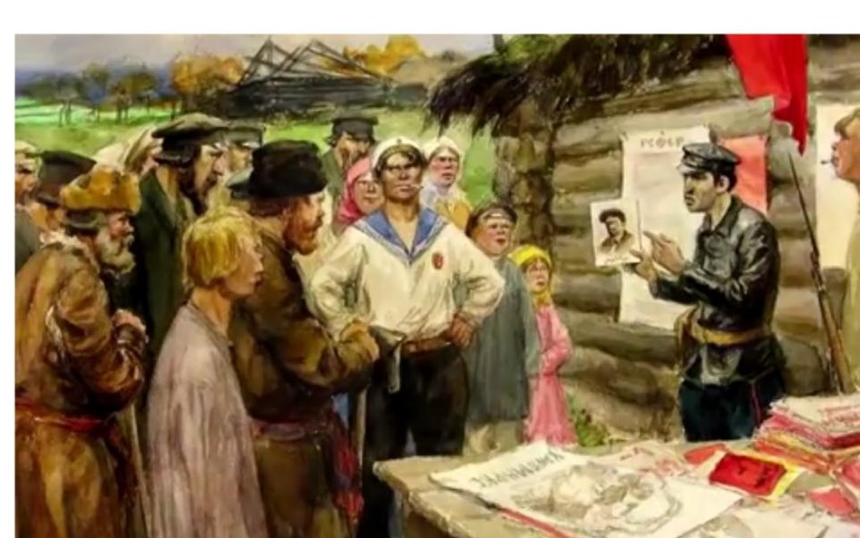 Porewolucyjny agitator w ZSSR (z obrazu Iwana Władimirowa)