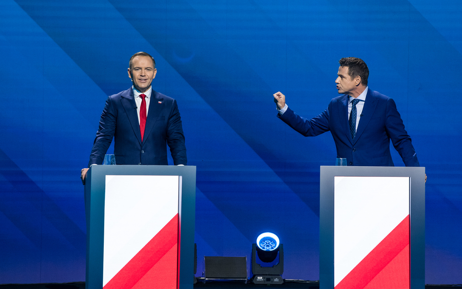 Karol Nawrocki i Rafał Trzaskowski