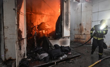 Skutki ataku dronów Rosji w Zaporożu