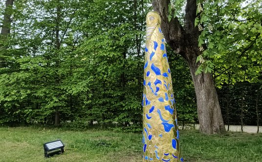 Niki de Saint-Phalle "The Prophet" w Ogrodzie Rzeźby w Wilanowie