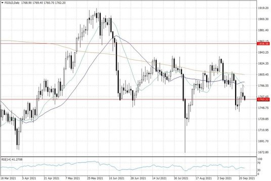 Notowania złota – dane dzienne