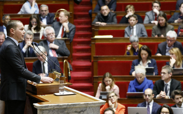 Olivier Dussopt przemawia w parlamencie