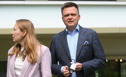 Minister funduszy i polityki regionalnej Katarzyna Pełczyńska-Nałęcz i lider Polski 2050, marszałek 