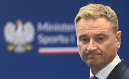 Minister sportu i turystyki Sławomir Nitras (PO) podczas konferencji prasowej dot. podsumowania Igrz
