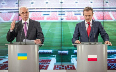 Premierzy Mykoła Azarow i Donald Tusk