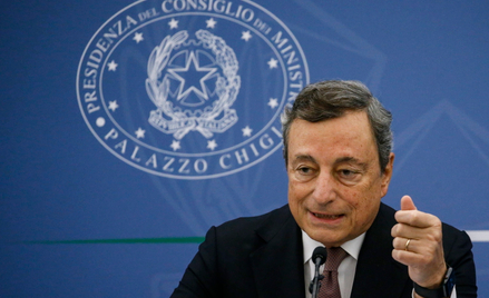 Premier Włoch Mario Draghi