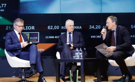 Uczestnicy debaty „Rzeczpospolitej” (od lewej): Jacek Szwajcowski, prezes grupy Pelion i PRB, Jarosł