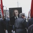 Uroczystości z okazji 101. rocznicy rewolucji październikowej w Mińsku.