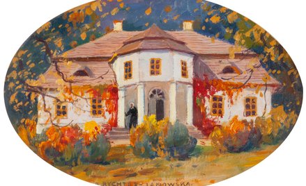 Powodzeniem cieszą się widoki dworów Bronisławy Rychter-Janowskiej.